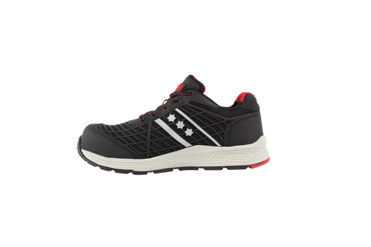 Rucanor Score Veiligheidsschoenen 321 laag S3L SR FO zwart-rood(321)