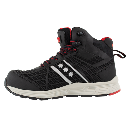 Rucanor Score Veiligheidsschoenen 331 hoog S3L SR FO zwart-rood(331)