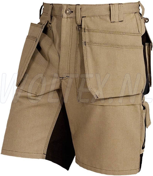 Blaklader Broeken 14801380 khaki-zwart(2399)