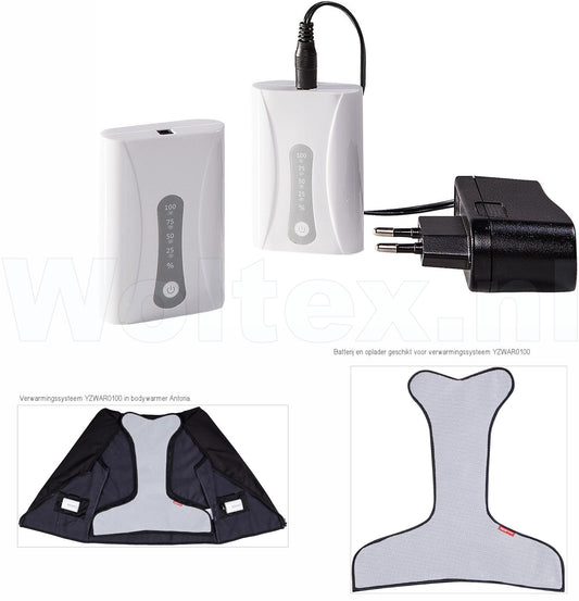 Sioen Batterijen Power  wit