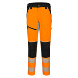 Portwest PW3 Hoge zichtbaarheid Broek T140 Hi-Vis stretch oranje-zwart(OB)