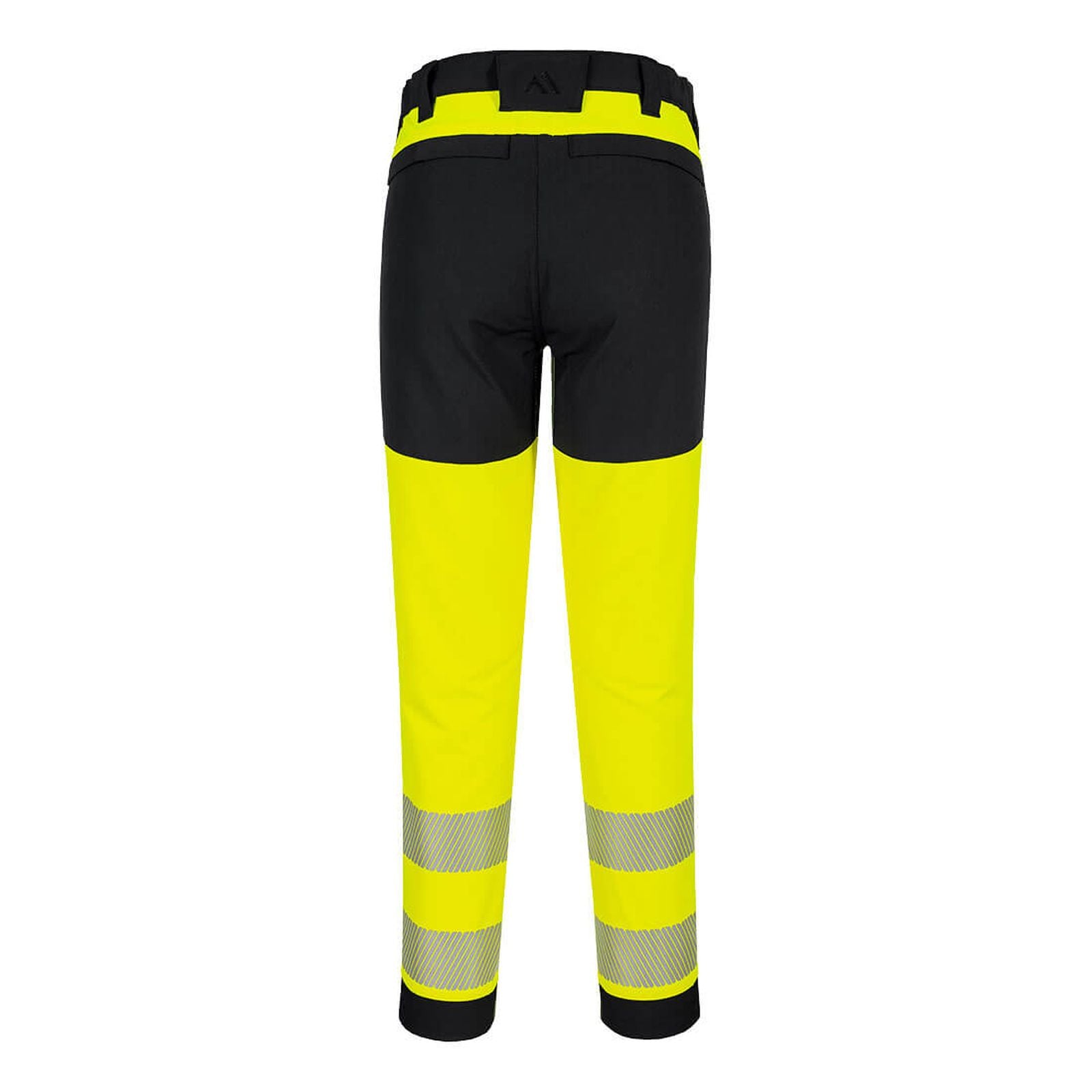 Portwest PW3 Hoge zichtbaarheid Broek T140 Hi-Vis stretch geel-zwart(YB)