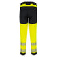 Portwest PW3 Hoge zichtbaarheid Broek T140 Hi-Vis stretch geel-zwart(YB)