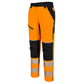 Portwest PW3 Hoge zichtbaarheid Broek T141 Hi-Vis stretch dames oranje-zwart(OB)