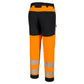 Portwest PW3 Hoge zichtbaarheid Broek T141 Hi-Vis stretch dames oranje-zwart(OB)