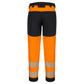 Portwest PW3 Hoge zichtbaarheid Broek T141 Hi-Vis stretch dames oranje-zwart(OB)