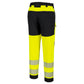 Portwest PW3 Hoge zichtbaarheid Broek T141 Hi-Vis stretch dames geel-zwart(YB)