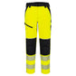 Portwest PW3 Hoge zichtbaarheid Broek T141 Hi-Vis stretch dames geel-zwart(YB)