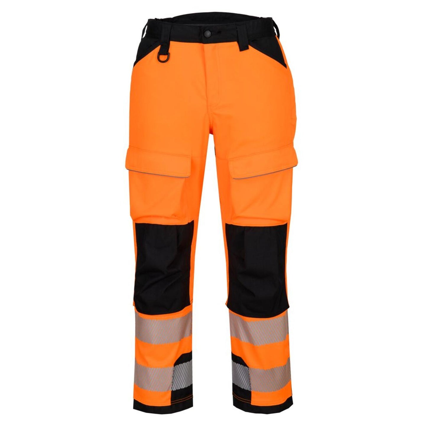 Portwest PW3 Hoge zichtbaarheid Harnasbroek T142 Hi-Vis oranje-zwart(OB)
