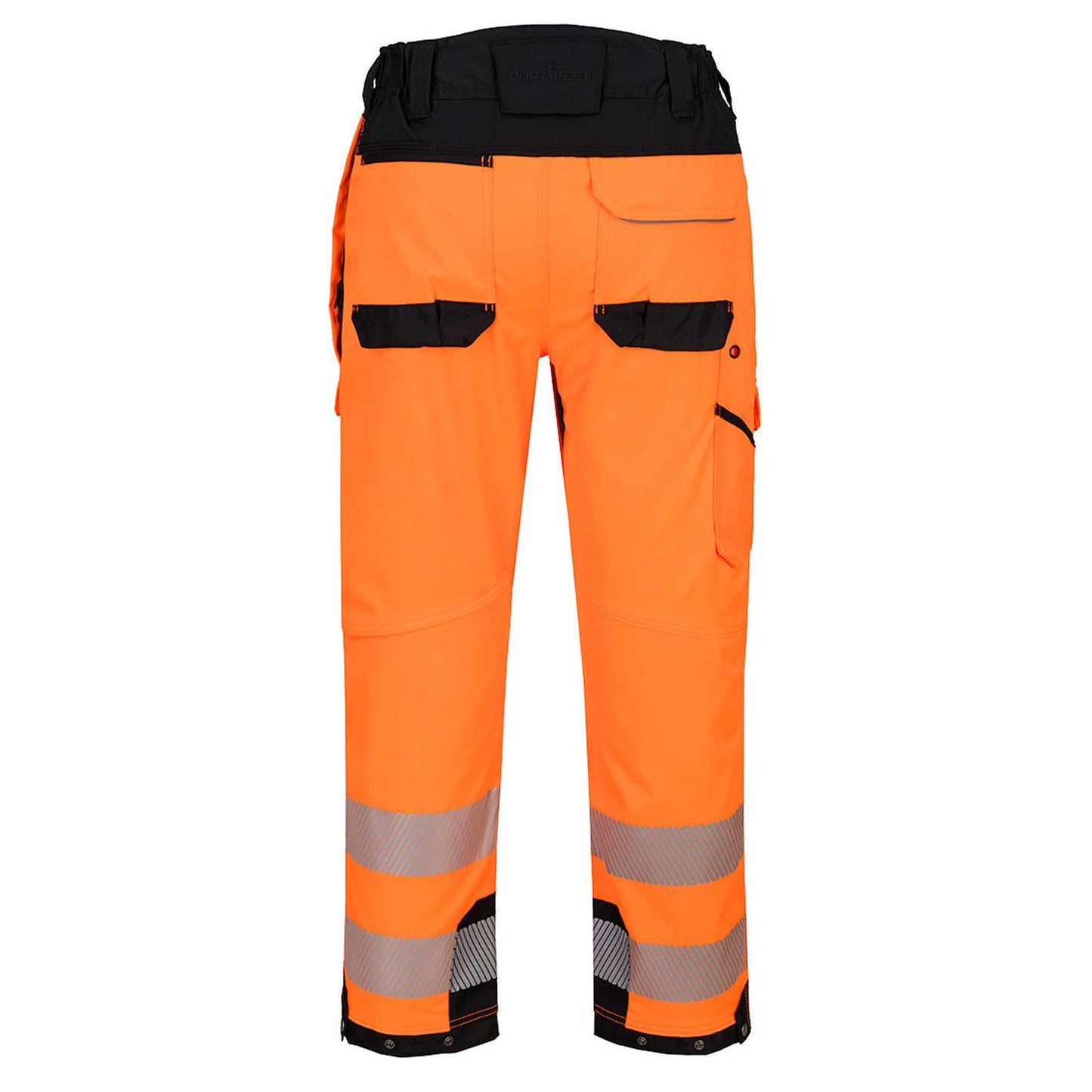 Portwest PW3 Hoge zichtbaarheid Harnasbroek T142 Hi-Vis oranje-zwart(OB)