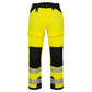 Portwest PW3 Hoge zichtbaarheid Harnasbroek T142 Hi-Vis geel-zwart(YB)
