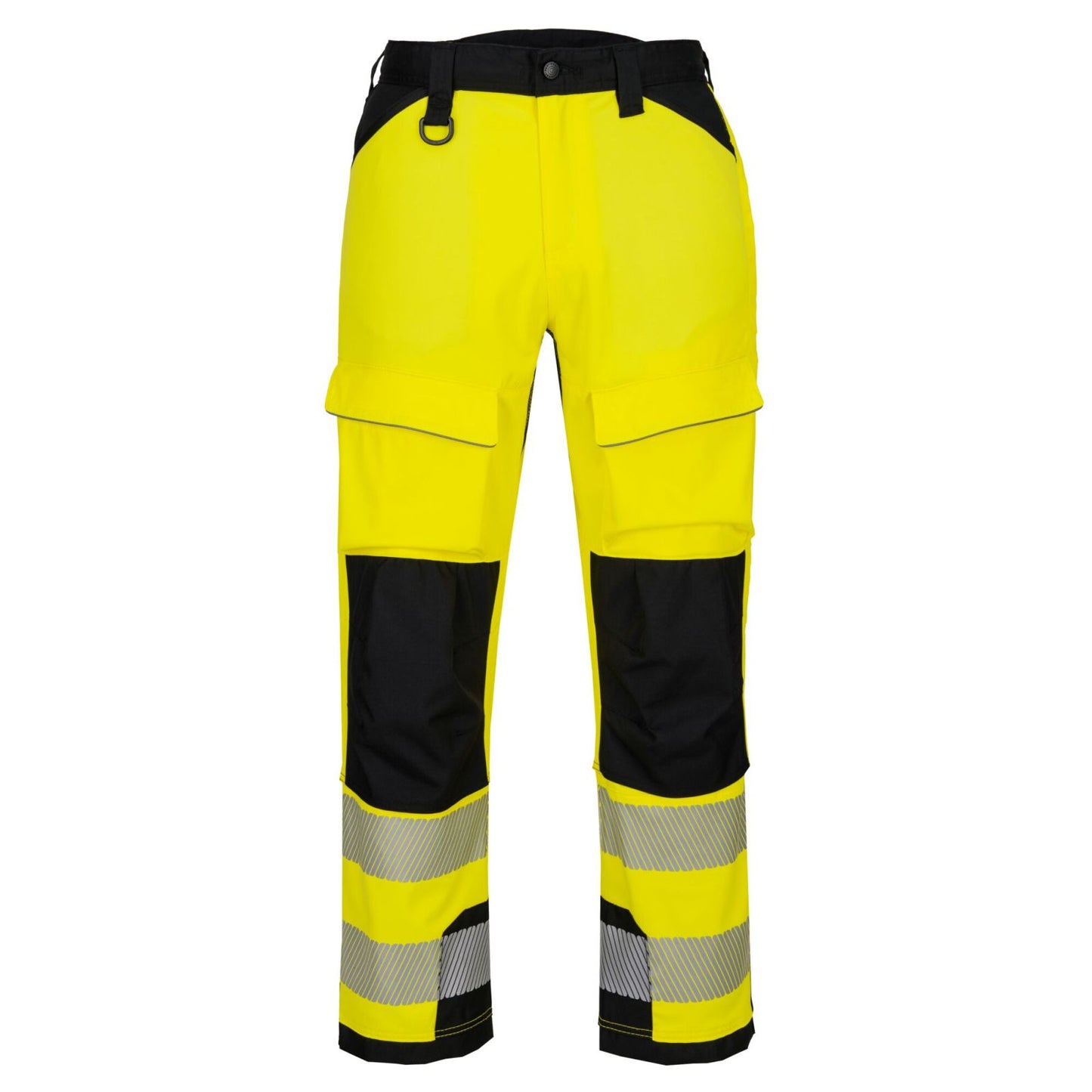 Portwest PW3 Hoge zichtbaarheid Harnasbroek T142 Hi-Vis geel-zwart(YB)