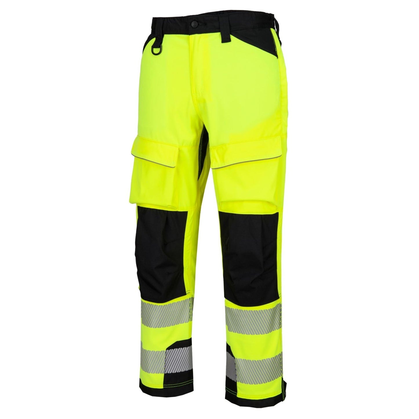 Portwest PW3 Hoge zichtbaarheid Harnasbroek T142 Hi-Vis geel-zwart(YB)