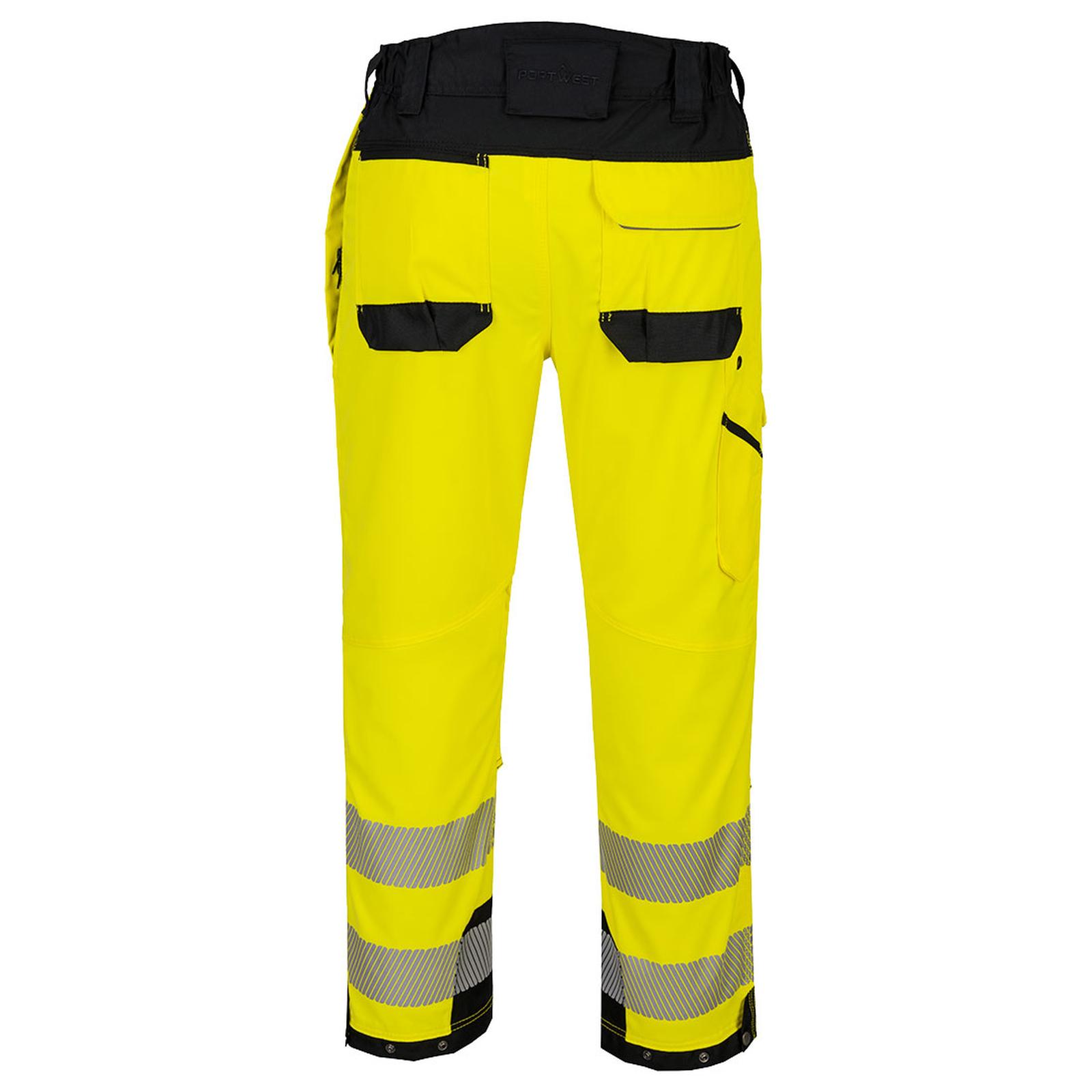Portwest PW3 Hoge zichtbaarheid Harnasbroek T142 Hi-Vis geel-zwart(YB)