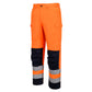 Portwest Hi-Vis Werkkleding Hoge zichtbaarheid Broek T143 Hi-Vis mesh paneel oranje-marineblauw(ON)