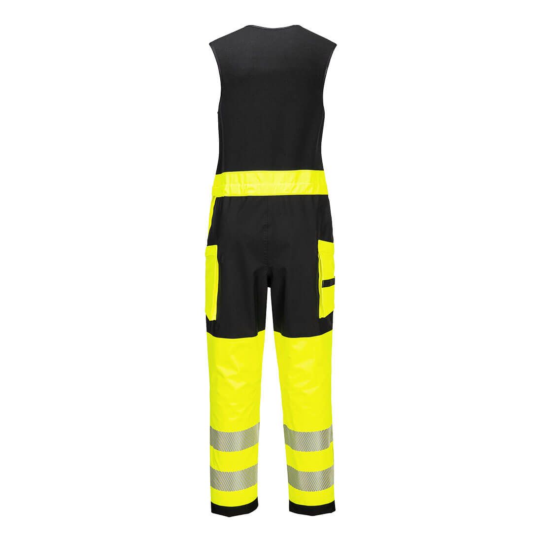 Portwest PW3 Hoge zichtbaarheid Tuinbroek T150 Hi-Vis regenbestendig (3L) geel-zwart(YB)