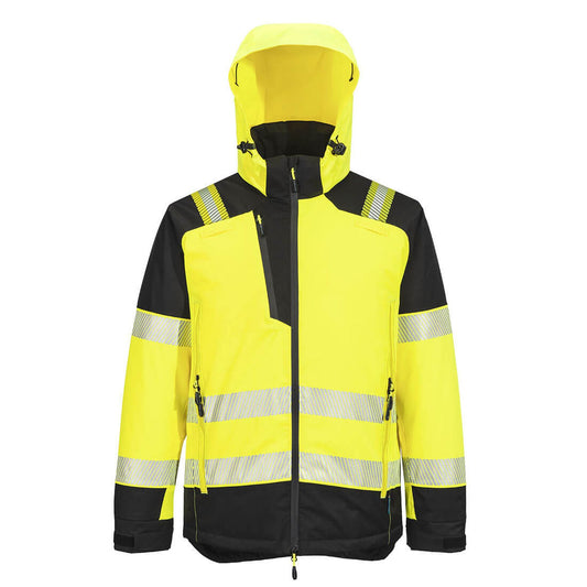 Portwest PW3 Hoge zichtbaarheid Winterjack T160 Hi-Vis geel-zwart(YB)