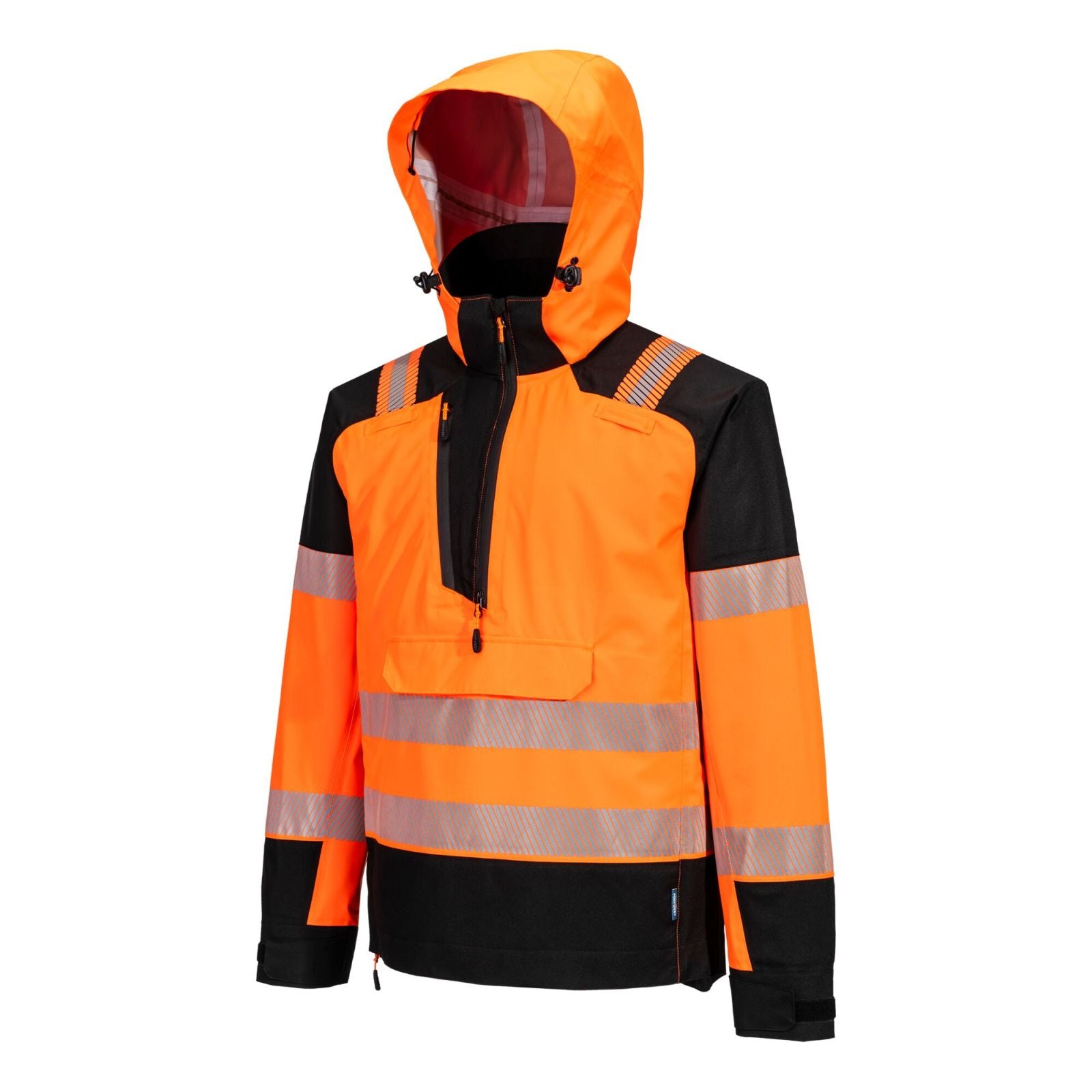 Portwest PW3 Hoge zichtbaarheid Regenjas T161 Hi-Vis (3L) oranje-zwart(OB)