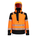 Portwest PW3 Hoge zichtbaarheid Regenjas T161 Hi-Vis (3L) oranje-zwart(OB)