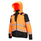 Portwest PW3 Hoge zichtbaarheid Winterjack T162 Hi-Vis Dames oranje-zwart(OB)