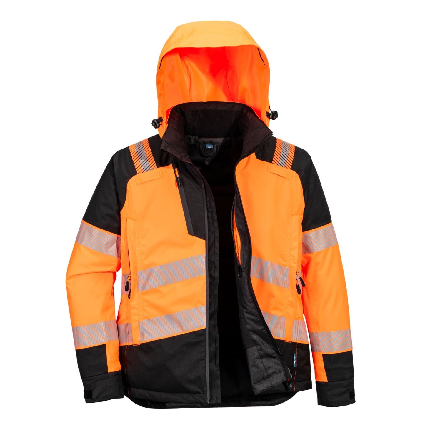 Portwest PW3 Hoge zichtbaarheid Winterjack T162 Hi-Vis Dames oranje-zwart(OB)