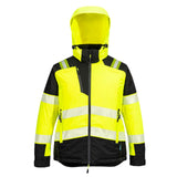 Portwest PW3 Hoge zichtbaarheid Winterjack T162 Hi-Vis Dames geel-zwart(YB)