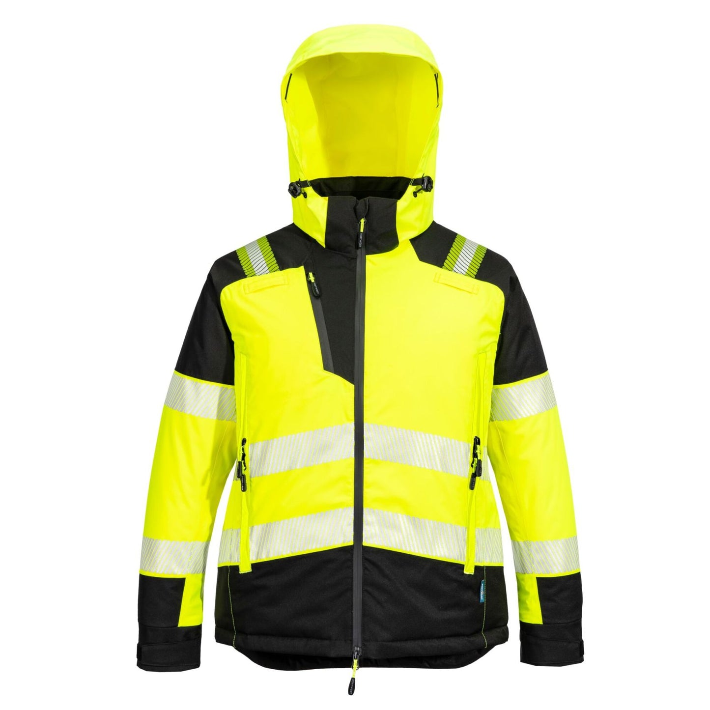 Portwest PW3 Hoge zichtbaarheid Winterjack T162 Hi-Vis Dames geel-zwart(YB)