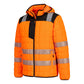 Portwest PW3 Hoge zichtbaarheid Jack T165 Hi-Vis square baffle oranje-zwart(OB)