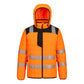 Portwest PW3 Hoge zichtbaarheid Jack T165 Hi-Vis square baffle oranje-zwart(OB)