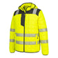 Portwest PW3 Hoge zichtbaarheid Jack T165 Hi-Vis square baffle geel-zwart(YB)