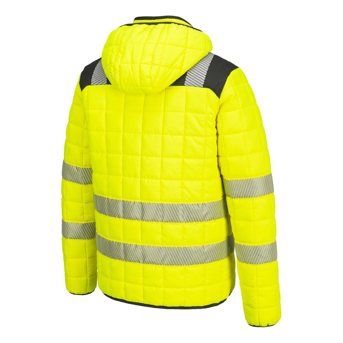 Portwest PW3 Hoge zichtbaarheid Jack T165 Hi-Vis square baffle geel-zwart(YB)