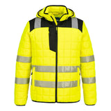 Portwest PW3 Hoge zichtbaarheid Jack T165 Hi-Vis square baffle geel-zwart(YB)