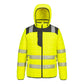 Portwest PW3 Hoge zichtbaarheid Jack T165 Hi-Vis square baffle geel-zwart(YB)