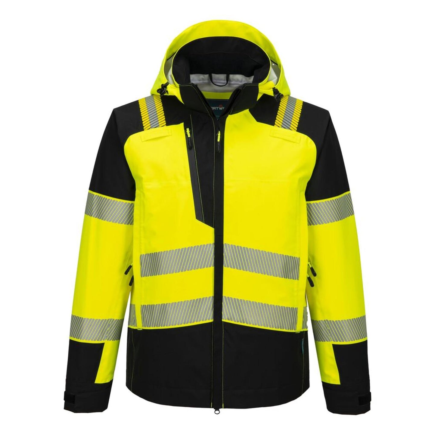 Portwest PW3 Hoge zichtbaarheid Regenjas T166 Hi-Vis (3L) geel-zwart(YB)