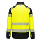 Portwest PW3 Hoge zichtbaarheid Jack T170 baffle Hi-Vis hybride winddicht waterafstotend geel-zwart(YB)