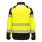Portwest PW3 Hoge zichtbaarheid Jack T170 baffle Hi-Vis hybride winddicht waterafstotend geel-zwart(YB)