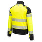 Portwest PW3 Hoge zichtbaarheid Jack T171 baffle Hi-Vis hybride winddicht waterafstotend dames geel-zwart(YB)