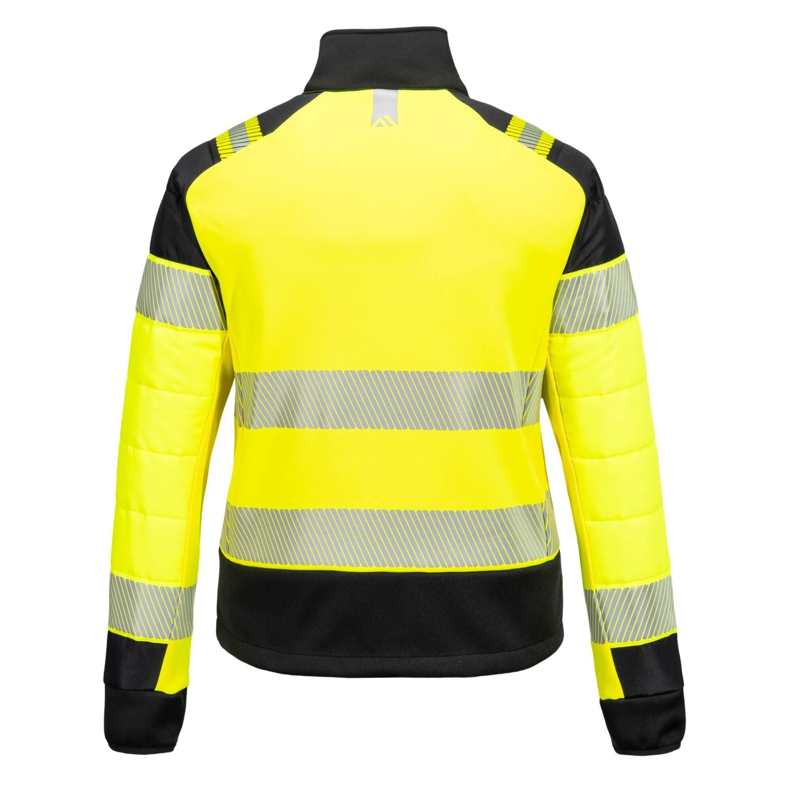 Portwest PW3 Hoge zichtbaarheid Jack T171 baffle Hi-Vis hybride winddicht waterafstotend dames geel-zwart(YB)