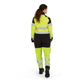 Portwest PW3 Hoge zichtbaarheid Jack T171 baffle Hi-Vis hybride winddicht waterafstotend dames geel-zwart(YB)