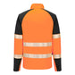 Portwest PW3 Hoge zichtbaarheid Sweatshirt T172 Hi-Vis 1/4 rits oranje-zwart(OB)