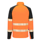 Portwest PW3 Hoge zichtbaarheid Sweatshirt T172 Hi-Vis 1/4 rits oranje-zwart(OB)
