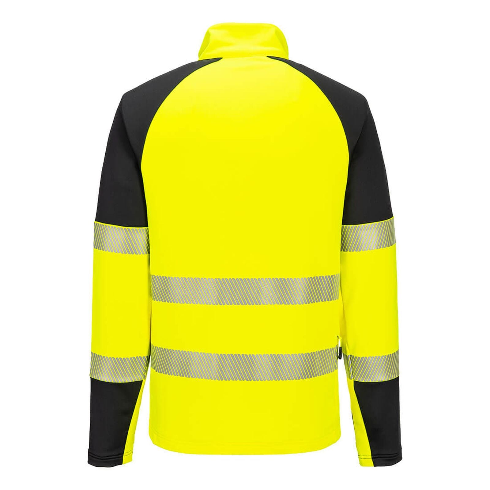 Portwest PW3 Hoge zichtbaarheid Sweatshirt T172 Hi-Vis 1/4 rits geel-zwart(YB)