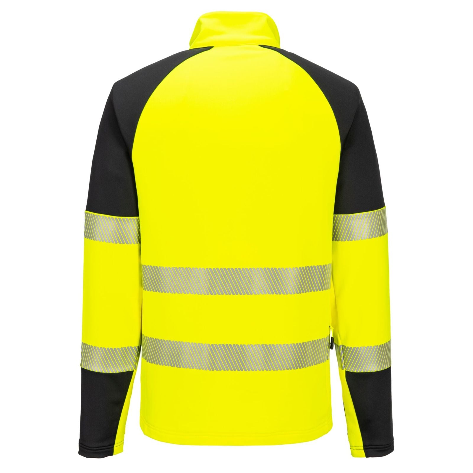 Portwest PW3 Hoge zichtbaarheid Sweatshirt T172 Hi-Vis 1/4 rits geel-zwart(YB)