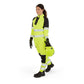 Portwest PW3 Hoge zichtbaarheid Sweatshirt T173 Hi-Vis 1/4 rits dames geel-zwart(YB)