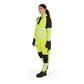 Portwest PW3 Hoge zichtbaarheid Sweatshirt T173 Hi-Vis 1/4 rits dames geel-zwart(YB)