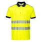 Portwest PW3 Poloshirts T180 geel-marineblauw(YN)
