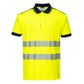 Portwest PW3 Poloshirts T180 geel-marineblauw(YN)
