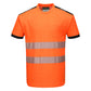 Portwest PW3 T-shirts T181 HiVis UPF35+ UV oranje-zwart(OB)