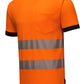 Portwest PW3 T-shirts T181 HiVis UPF35+ UV oranje-zwart(OB)