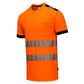 Portwest PW3 T-shirts T181 HiVis UPF35+ UV oranje-zwart(OB)